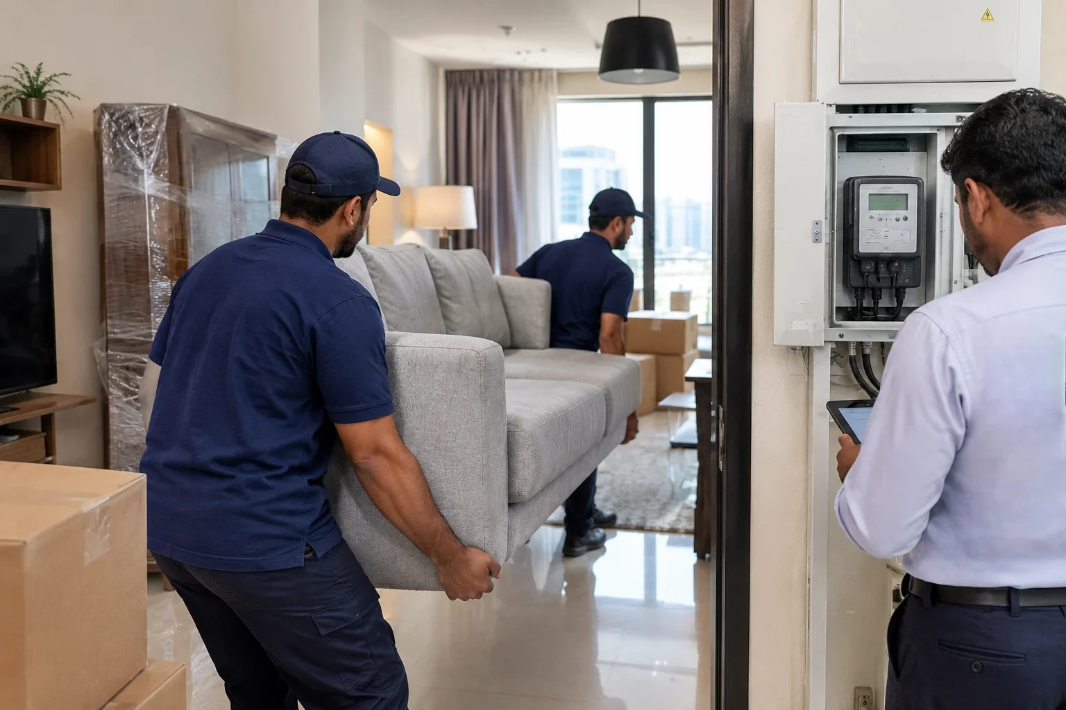 Can I Move My Furniture Before Disconnecting DEWA?
